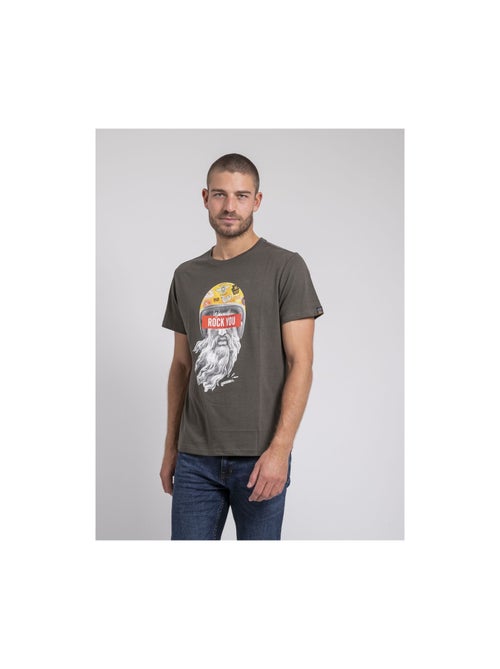 Camiseta cuello redondo de puro algodón JOMODEK - Kiabi