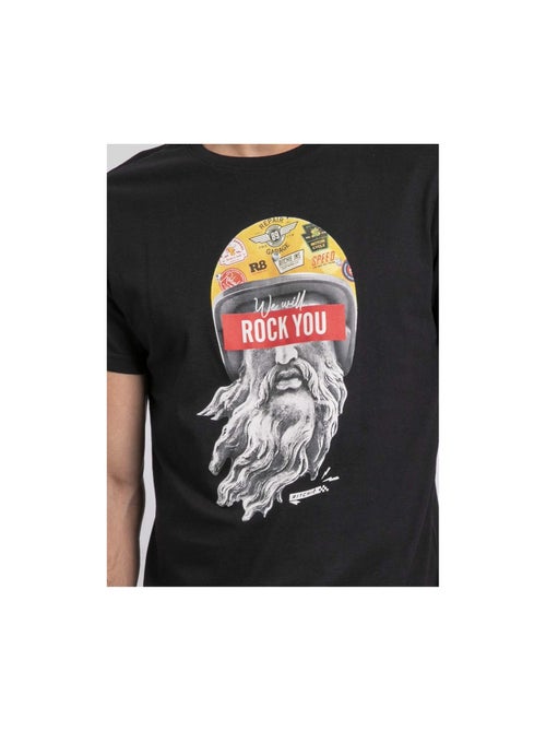 Camiseta cuello redondo de puro algodón JOMODEK - Kiabi