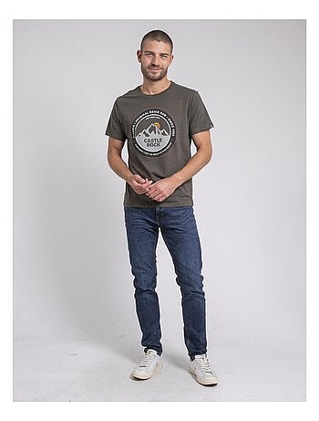 Camiseta cuello redondo de puro algodón JOROCK