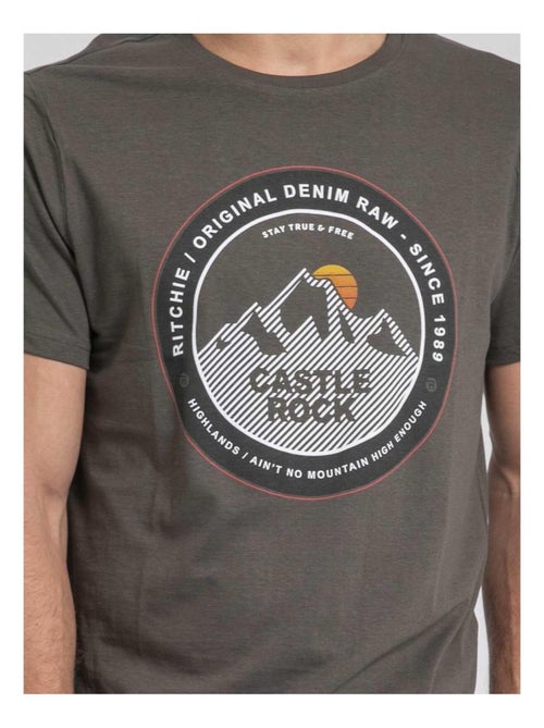 Camiseta cuello redondo de puro algodón JOROCK - Kiabi