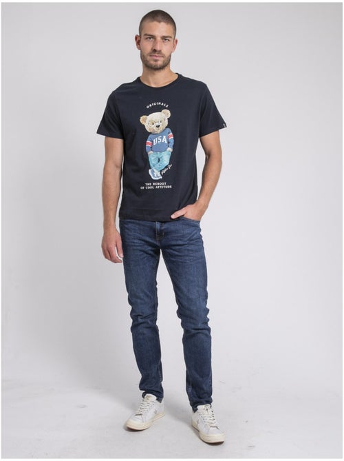 Camiseta cuello redondo de puro algodón JOULIO - Kiabi