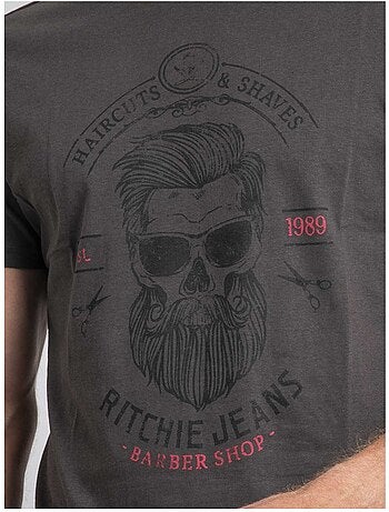 Camiseta cuello redondo de puro algodón JUSIX