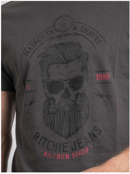 Camiseta cuello redondo de puro algodón JUSIX - Kiabi