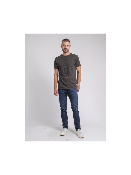 Camiseta cuello redondo de puro algodón JUSIX - Kiabi