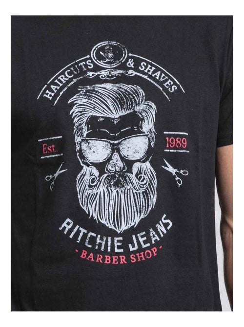 Camiseta cuello redondo de puro algodón JUSIX - Kiabi