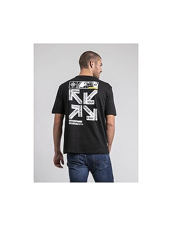 Camiseta cuello redondo oversize de puro algodón JOEDEN