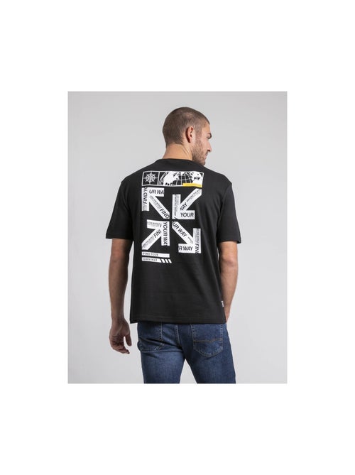 Camiseta cuello redondo oversize de puro algodón JOEDEN - Kiabi