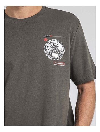 Camiseta cuello redondo oversize de puro algodón JOHART