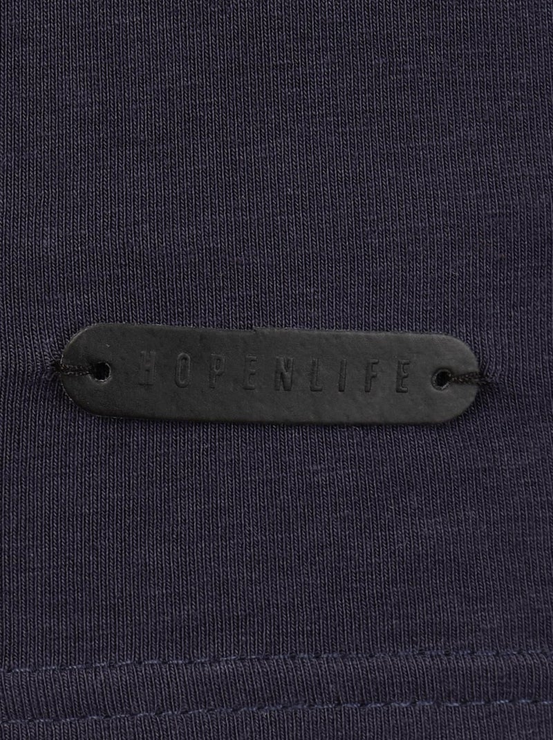 Camiseta cuello V unido Azul marino - Kiabi