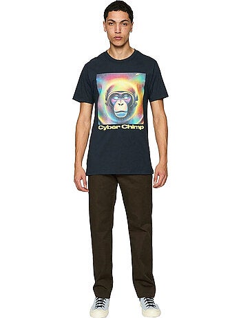 Camiseta cyber chimp para hombre - mister tee