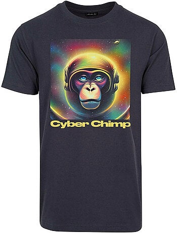 Camiseta cyber chimp para hombre - mister tee