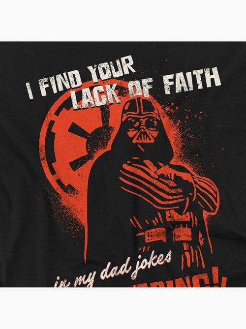 Camiseta dad jokes disturbing de darth vader para adultos unisex - star wars - Kiabi