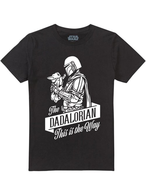 Camiseta dadalorian de algodón ringspun de manga corta día del padre para hombre - star wars - Kiabi