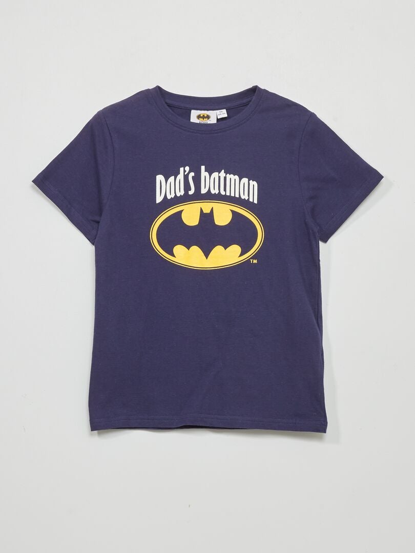 Camiseta 'dad's Batman' azul noche - Kiabi