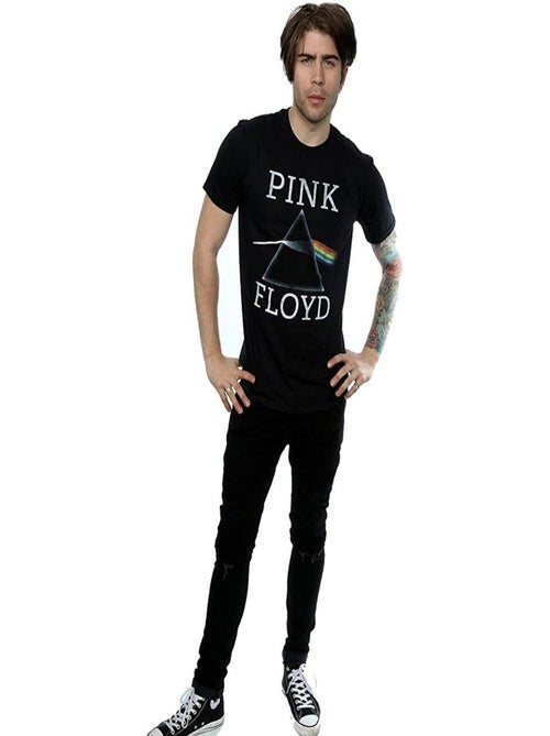 Camiseta dark side of the moon prisma de algodón para hombre - pink floyd - Kiabi Camiseta dark side of the moon prisma de algodón para hombre - pink floyd - Kiabi
