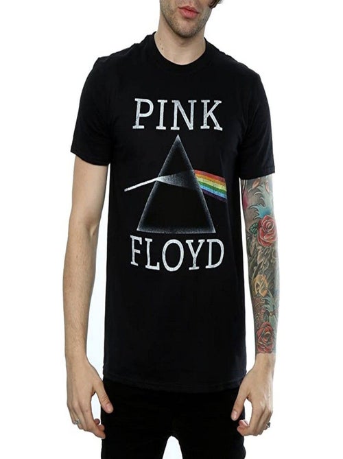 Camiseta dark side of the moon prisma de algodón para hombre - pink floyd - Kiabi Camiseta dark side of the moon prisma de algodón para hombre - pink floyd - Kiabi