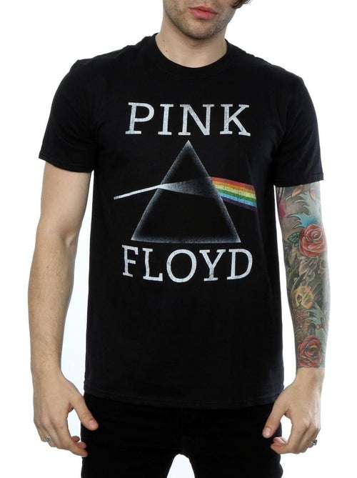 Camiseta dark side of the moon prisma de algodón para hombre - pink floyd - Kiabi Camiseta dark side of the moon prisma de algodón para hombre - pink floyd - Kiabi