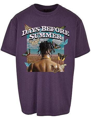 Camiseta days before summer para hombre - mister tee