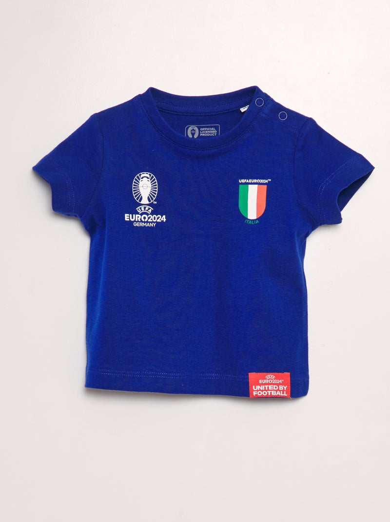 Camiseta de algodón - Eurocopa 2024 AZUL - Kiabi