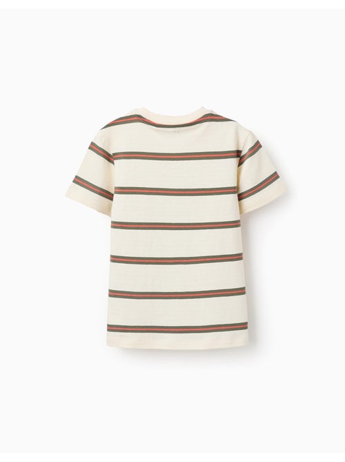 Camiseta de algodón a rayas - Kiabi
