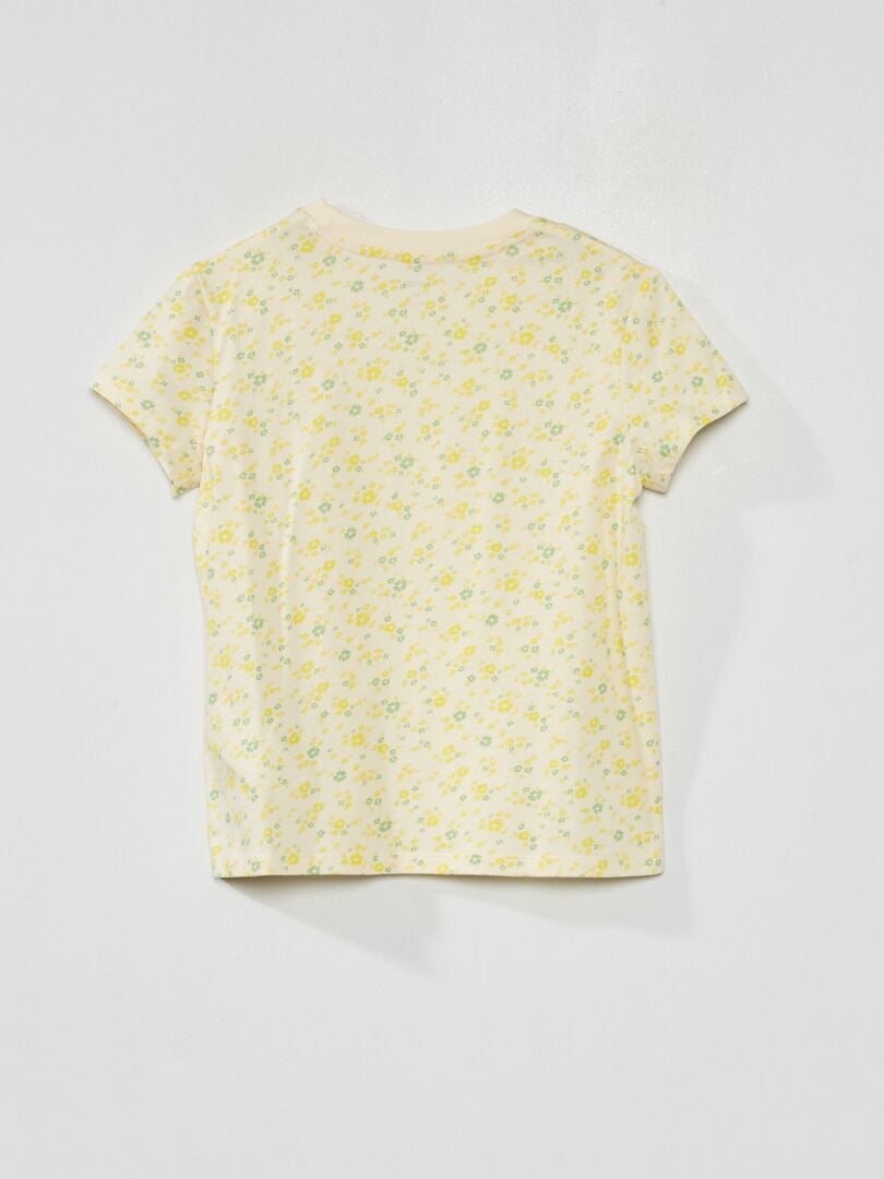 Camiseta de algodón BEIGE - Kiabi