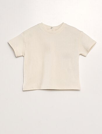 Camiseta de algodón con automáticos en la parte trasera - Tough Cotton¿ - Unisex