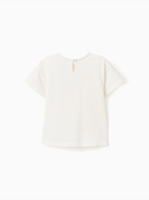 Camiseta de algodón con bolsillo bordado - Kiabi