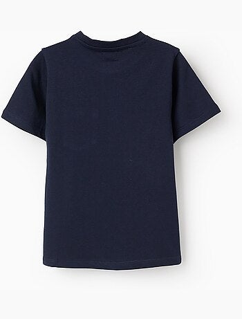 Camiseta de algodón con bolsillo en el pecho