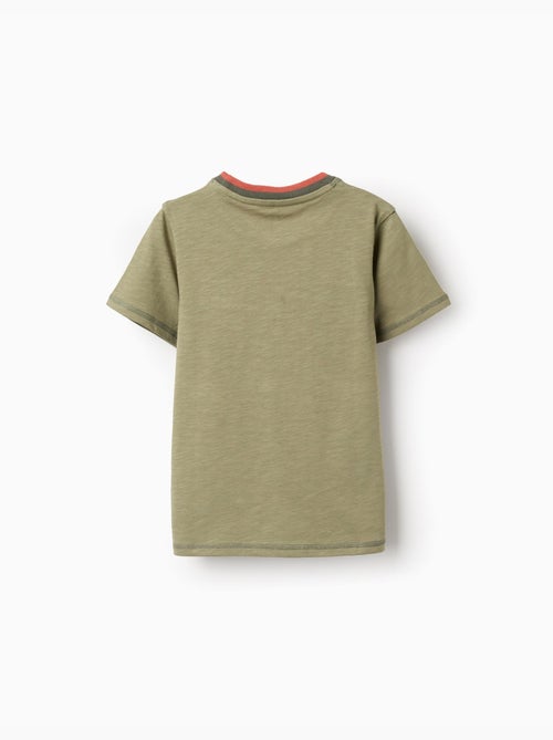 Camiseta de algodón con bordado Cactus Garden - Kiabi