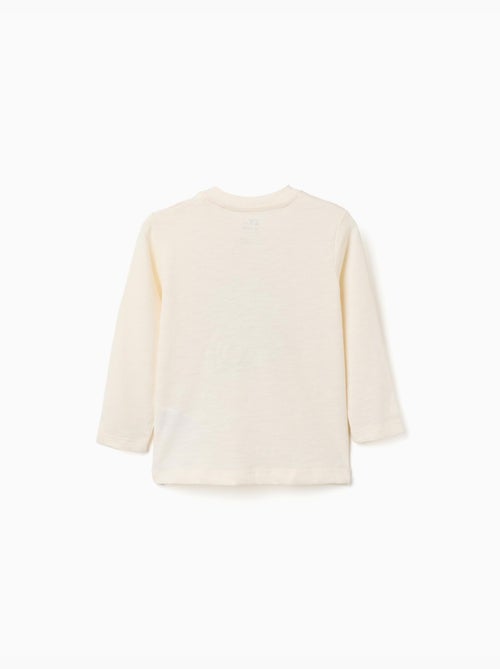 Camiseta de algodón con camaleón estampado - Kiabi