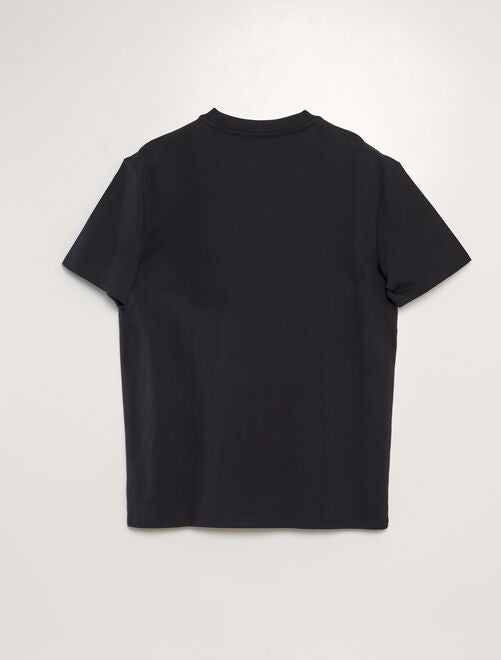 Camiseta de algodón con cuello redondo - Kiabi