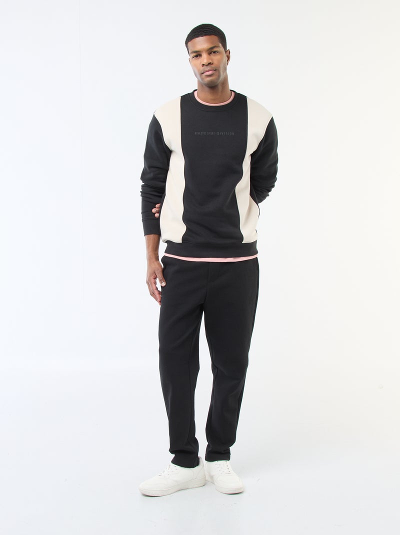 Camiseta de algodón con cuello redondo Rosa - Kiabi