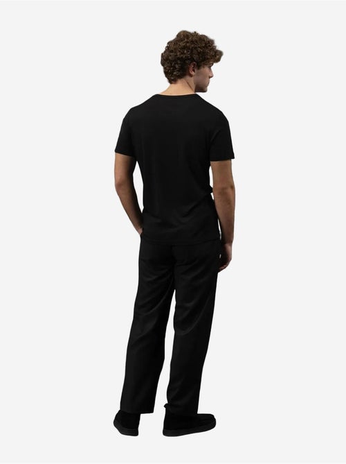 Camiseta de algodón con cuello redondo y corte entallado giesto - Kiabi Camiseta de algodón con cuello redondo y corte entallado giesto - Kiabi