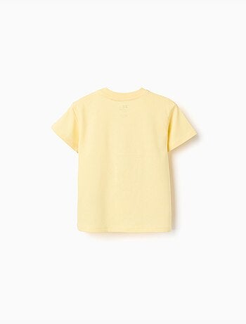 Camiseta de algodón con estampado 3D de pez
