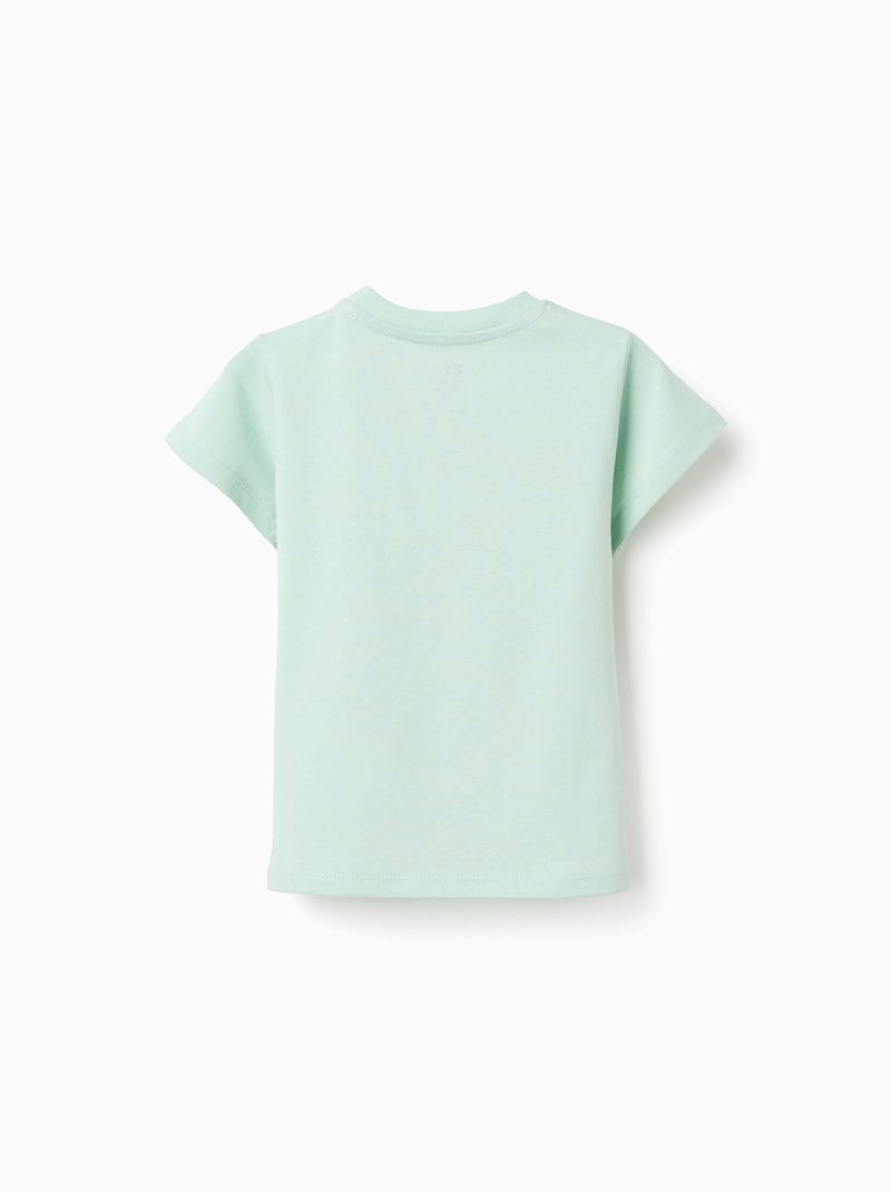 Camiseta de algodón con estampado Água de Coco Verde claro - Kiabi
