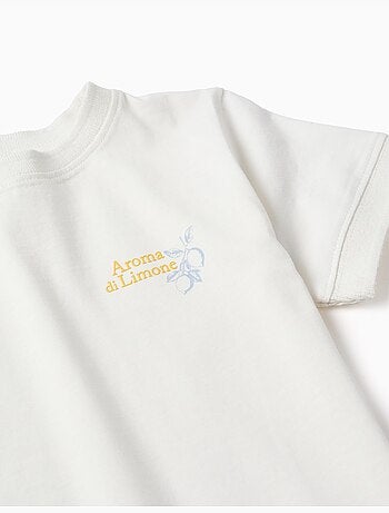 Camiseta de algodón con estampado Aroma di Limone
