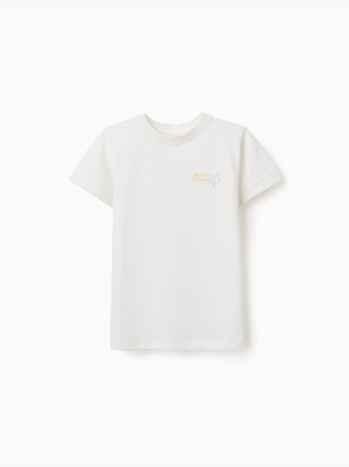 Camiseta de algodón con estampado Aroma di Limone - Kiabi