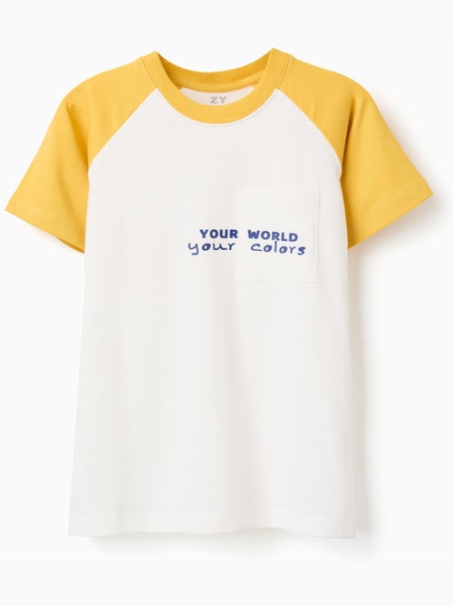 Camiseta de algodón con estampado Colors - Kiabi