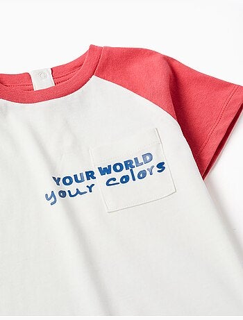 Camiseta de algodón con estampado Colors