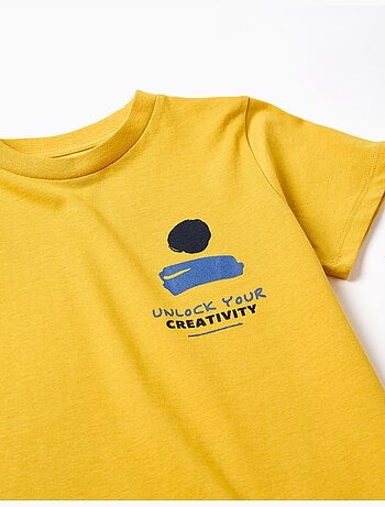 Camiseta de algodón con estampado Just Colors