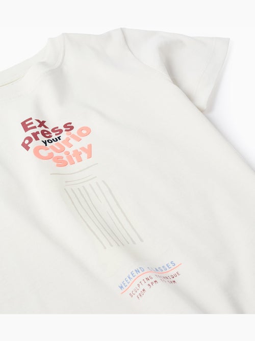 Camiseta de algodón con estampado Curiosity - Kiabi