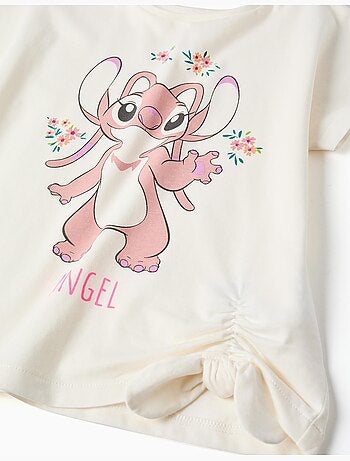 Camiseta de algodón con estampado de Angel
