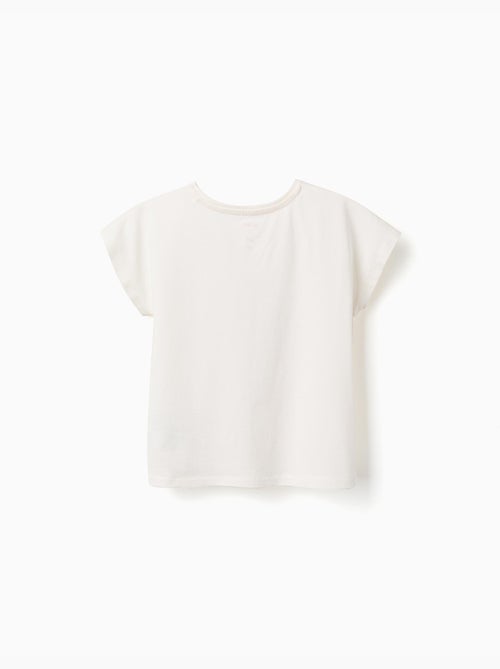 Camiseta de algodón con estampado de Angel - Kiabi Camiseta de algodón con estampado de Angel - Kiabi