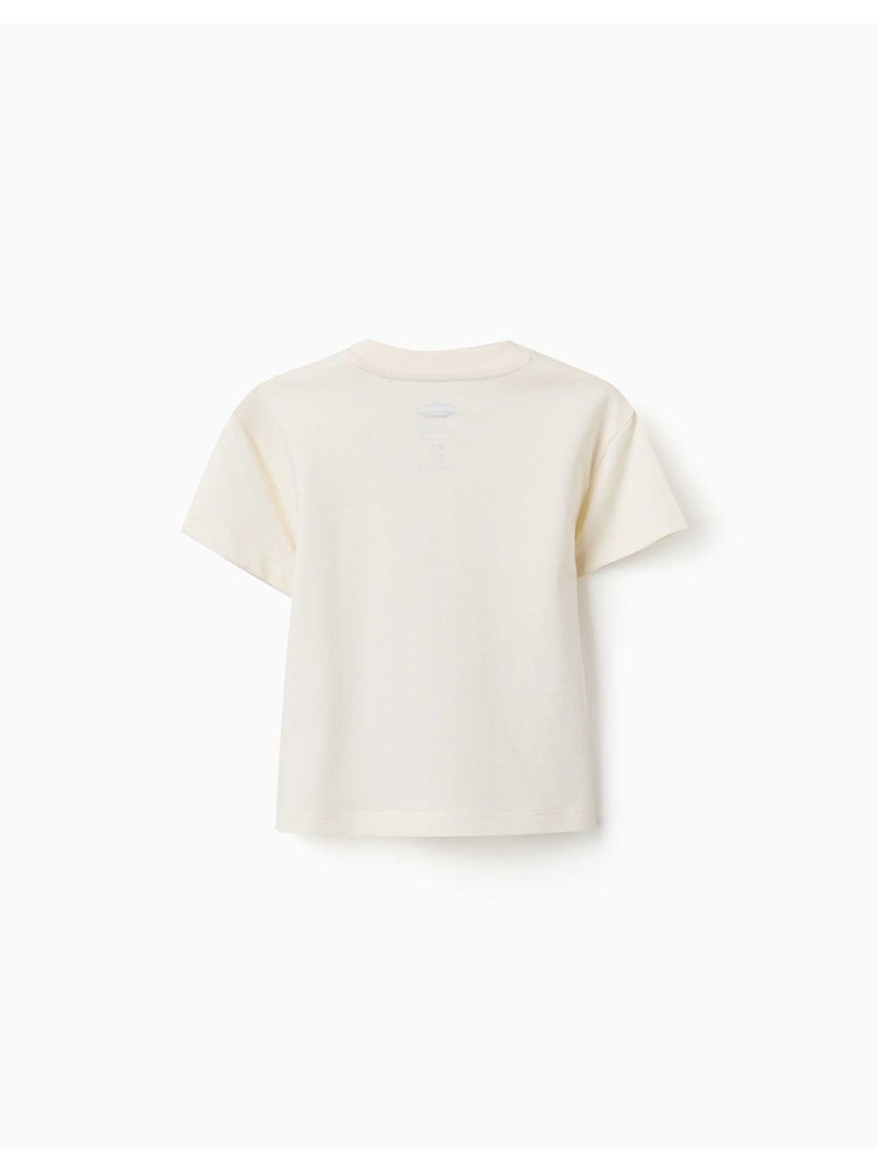 Camiseta de algodón con estampado de Batman Blanco - Kiabi