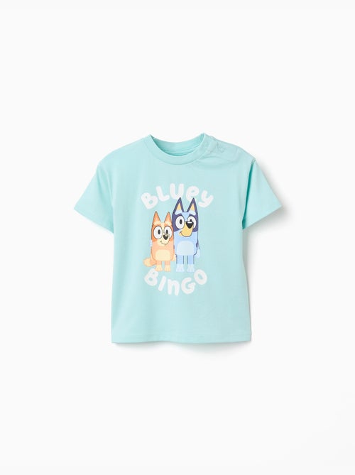 Camiseta de algodón con estampado de Bluey y Bingo - Kiabi