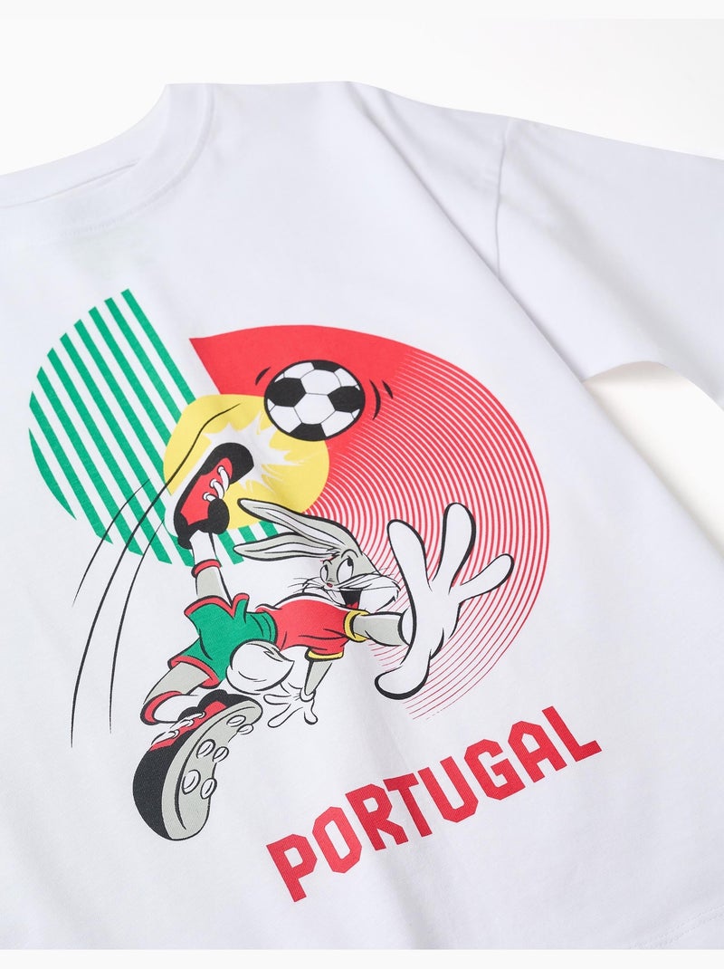 Camiseta de algodón con estampado de Bugs Bunny Blanco - Kiabi