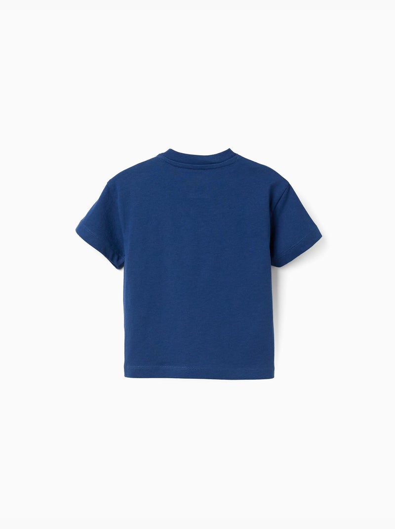 Camiseta de algodón con estampado de elefante Azul oscuro - Kiabi