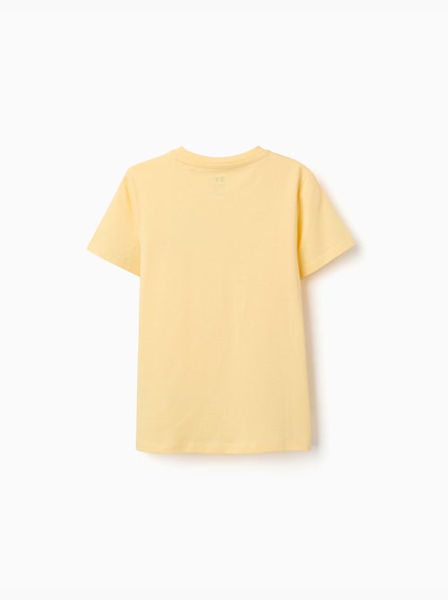 Camiseta de algodón con estampado de formas - Kiabi