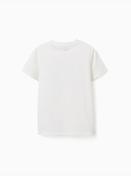 Camiseta de algodón con estampado de formas - Kiabi
