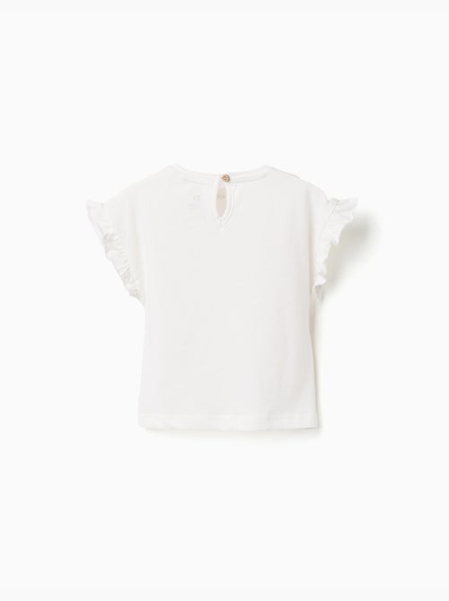 Camiseta de algodón con estampado de frutas y helado - Kiabi